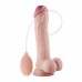 Фаллос с мошонкой Soft Ejaculation Cock с имитацией семяизвержения 24 см