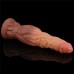 Фаллоимитатор с ярко выраженным рельефом и градиентом Lovetoy Silicone Cock 25 см