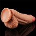 Широкий фаллос-гигант телесного цвета с рельефным стволом Lovetoy Nature Cock King Sized 25 см Широкий фаллос-гигант телесного цвета с рельефным стволом Lovetoy Nature Cock King Sized 25 см