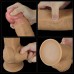 Рельефный фаллос с высоко посаженной мошонкой Lovetoy Silicone Cock 33 см