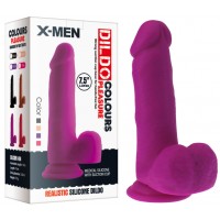 Классический фаллоимитатор фиолетового цвета X-Men 18 см