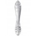 Двусторонний фаллос из стекла Satisfyer Dazzling Crystal 1 прозрачный 18 см