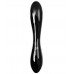 Двусторонний фаллос из стекла Satisfyer Dazzling Crystal 1 черный 18 см