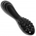 Двусторонний фаллос из стекла Satisfyer Dazzling Crystal 1 черный 18 см
