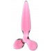 Стеклянный стимулятор 3 в 1 Satisfyer Triple Crystal 2 розовый 22 см