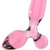 Стеклянный стимулятор 3 в 1 Satisfyer Triple Crystal 2 розовый 22 см