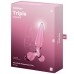 Стеклянный стимулятор 3 в 1 Satisfyer Triple Crystal 2 розовый 22 см
