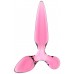 Стеклянный стимулятор 3 в 1 Satisfyer Triple Crystal 2 розовый 22 см