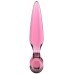 Стеклянный стимулятор 3 в 1 Satisfyer Triple Crystal 2 розовый 22 см