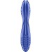 Двусторонний фаллос из стекла Satisfyer Dazzling Crystal 2 синий 20 см