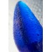 Двусторонний синий фаллос из стекла Sexus Glass 18 см