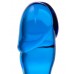 Синий фаллоимитатор из стекла Sexus Glass 13 см