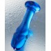 Синий фаллоимитатор из стекла Sexus Glass 13 см