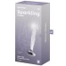 Прозрачный фаллос из стекла Satisfyer Sparkling Crystal 19 см