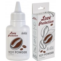 Пудра для игрушек Love Protection с ароматом кофе 15 гр