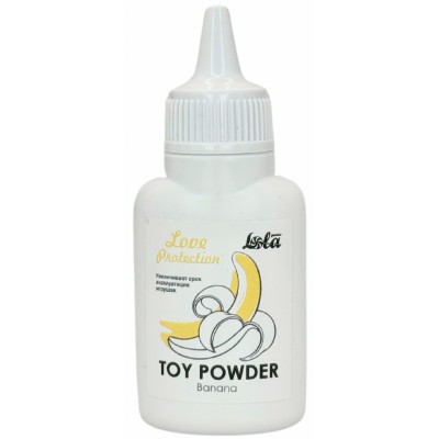 Пудра для игрушек Love Protection с ароматом банана 15 гр Пудра для игрушек Love Protection с ароматом банана 15 гр