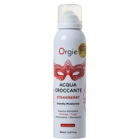 Шипучая увлажняющая пена для эротического массажа Orgie Acqua Croccante Strawberry 150 мл