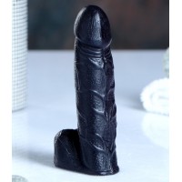 Фигурное черное мыло Фаворит 11 см, с ароматом тропик, 120 гр