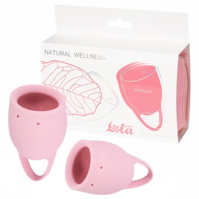 Набор менструальных чаш Natural Wellness Magnolia Light Pink Набор менструальных чаш Natural Wellness Magnolia Light Pink