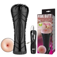 Мастурбатор-попка в колбе с 7 режимами вибрации Pink Butt