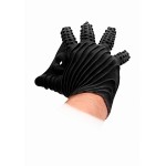 Черная перчатка для мастурбации