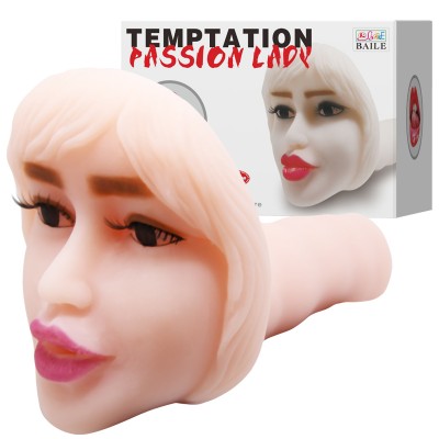 Лицо ротик-мастурбатор с вибрацией Passion Lady Temptation