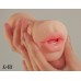 Двойной мастурбатор ротик с зубами и вагина со стимулирующими кольцами Satisfaction Goddess of Love