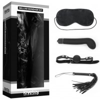 Набор для ролевых игр Deluxe Bondage Kit (маска, вибростимулятор точки G, плеть, кляп-шар)