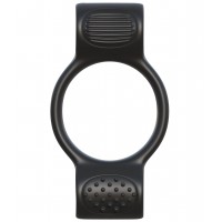 Эрекционное кольцо с двумя отверстиями для дополнительных виброэлементов Couples Ring