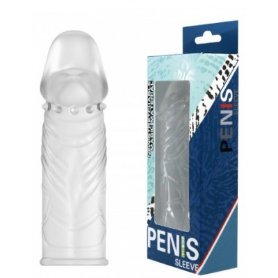Прозрачная насадка на пенис Penis Sleeve + 2,5 см