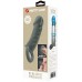 Увеличивающая насадка на пенис со стимулирующим рельефом Realistic Penis Sleeve + 3 см серая