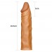 Удлиняющая насадка на пенис мулат Penis Sleeve + 5 см