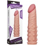 Удлиняющая насадка на пенис X-Tender Penis Sleeve телесная + 5 см