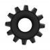 Эрекционное черное кольцо Power Plus Cock Ring
