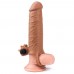 Удлиняющая насадка на пенис с вибрацией мулат X-Tender Penis Sleeve + 5 см