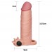 Удлиняющая насадка на пенис с вибрацией X-Tender Penis Sleeve + 5 см