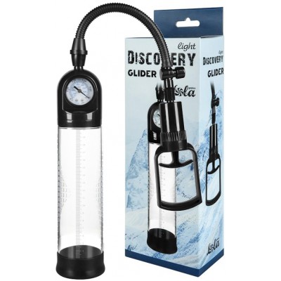Вакуумная помпа с манометром Discovery Light Glider прозрачная Вакуумная помпа с манометром Discovery Light Glider прозрачная