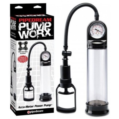 Вакуумная помпа с манометром Pump Worx Accu-Meter Power Pump