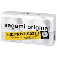 Полиуретановые презервативы Sagami Original 0,02 L-size 10 шт