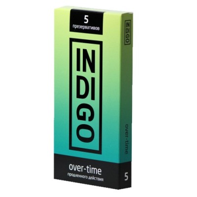 Презервативы Indigo Over-time №5 продленного действия Презервативы Indigo Over-time №5 продленного действия
