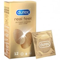 Полиизопреновые презервативы Durex №12 Real Feel с эффектом кожа к коже