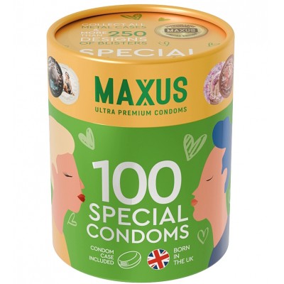 Презервативы Maxus №100 So Much Sex Special точечно-ребристые Презервативы Maxus №100 So Much Sex Special точечно-ребристые