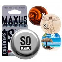 Презервативы в металлическом кейсе Maxus №3 Extreme Thin экстремально тонкие