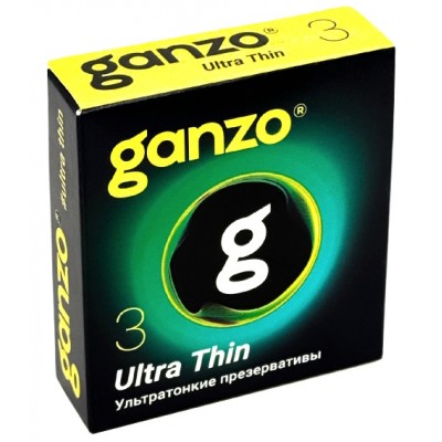 Презервативы Ganzo №3 Ultra Thin ультратонкие Презервативы Ganzo №3 Ultra Thin ультратонкие