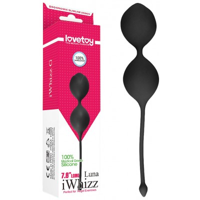 Вагинальные шарики iWhizz Luna черные Вагинальные шарики iWhizz Luna черные