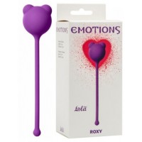 Вагинальный шарик со смещенным центром тяжести Emotions Roxy фиолетовый