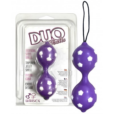 Двойные вагинальные шарики Duo Balls Hot Purple Двойные вагинальные шарики Duo Balls Hot Purple