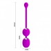 Вагинальные шарики с вибрацией Pretty Love Werner Вагинальные шарики с вибрацией Pretty Love Werner