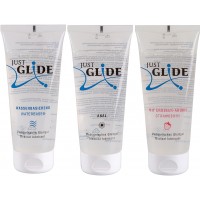 Набор гелей-любрикантов на водной основе Just Glide 3 х 200 мл