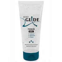 Веганский лубрикант JustGlide Premium Anal с гиалуроном и пантенолом 200 мл